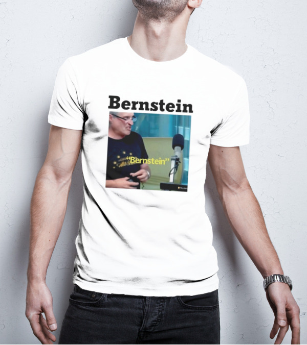 Bernstein Snarky Reply In Radio Studio Scene Featuring Microphone T-Shirt