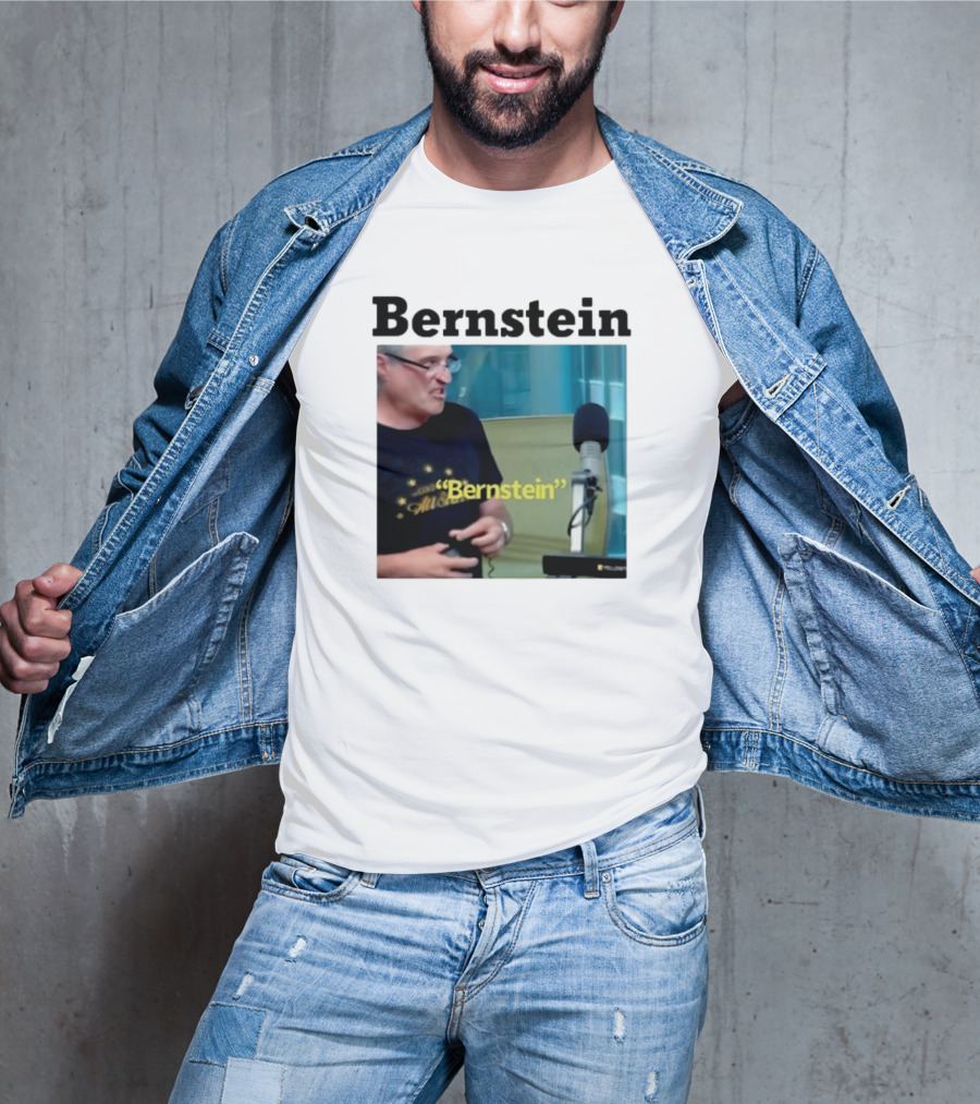 Bernstein Snarky Reply In Radio Studio Scene Featuring Microphone T-Shirt