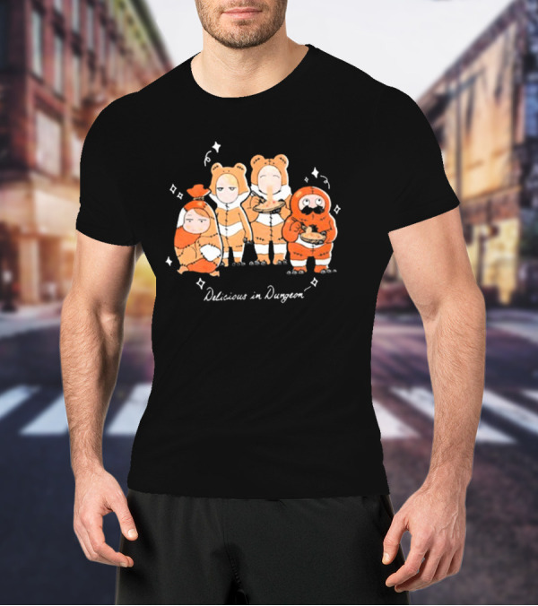 Delicious In Dungeon Characters In Cute Animal Suits T-Shirt