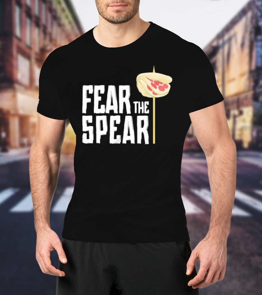 Detroit Tigers Fear The Spear Pizza T-Shirt