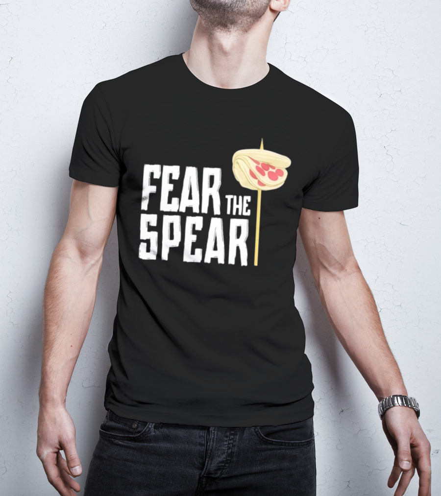 Detroit Tigers Fear The Spear Pizza T-Shirt