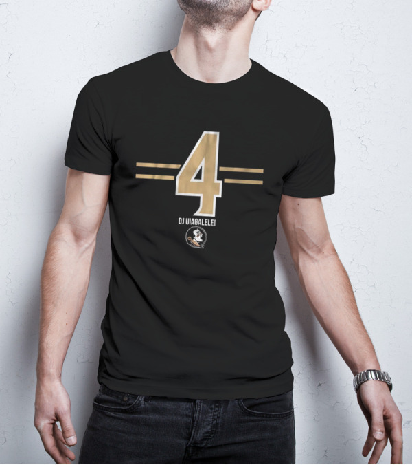 Florida State Seminoles DJ Uiagalelei 4 Stripe T-Shirt