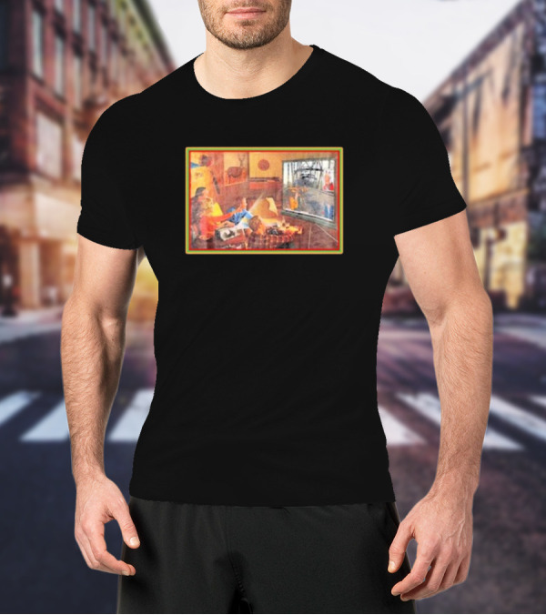 General Sam Pewdiepie Bridge Incident Retro Gamer Scenario T-Shirt