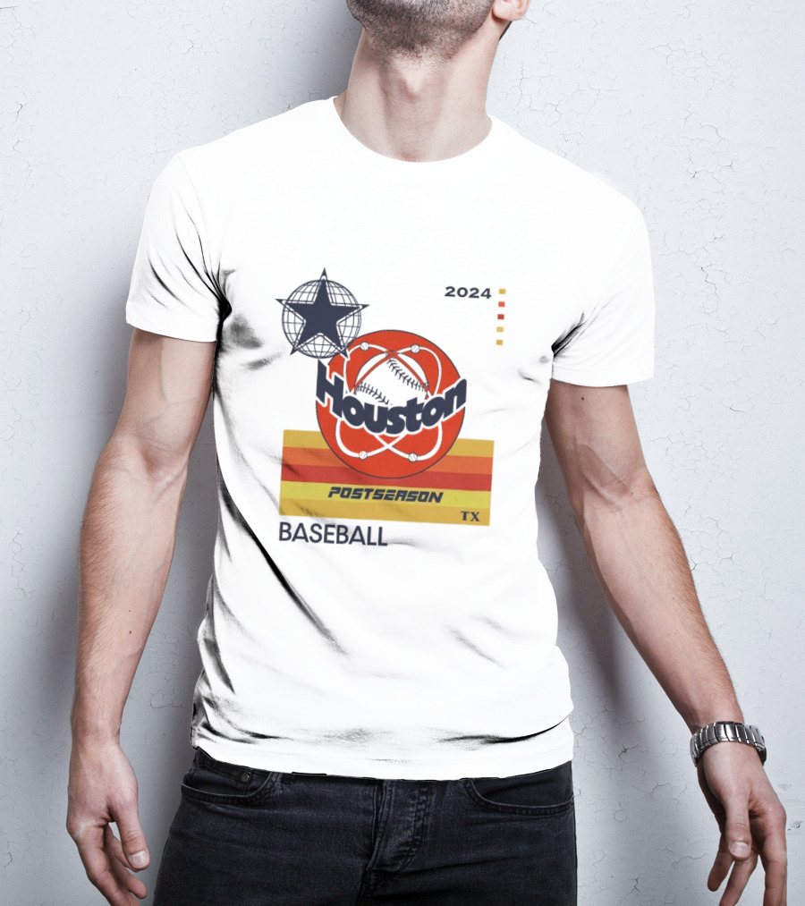 Houston TX Postseason Baseball October T-Shirt