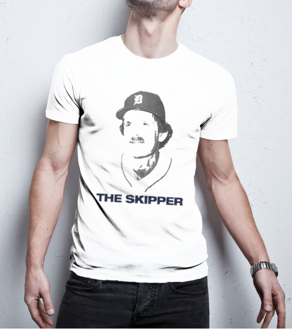 Beau Brieske Wearing Jim Leyland Detroit The Skipper T-Shirt