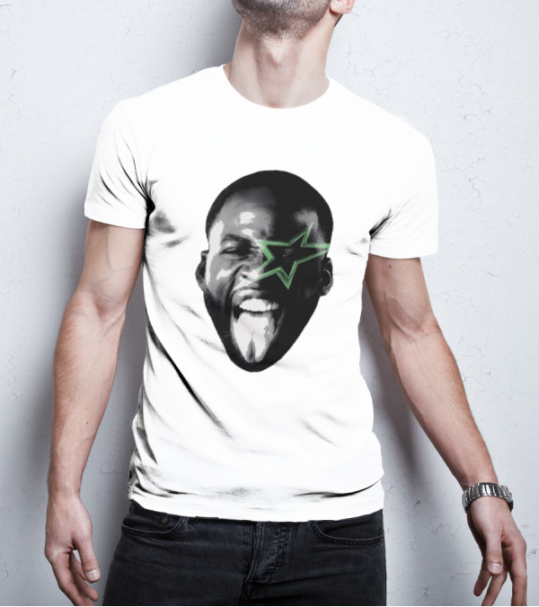 Money 23 Green Star Face T-Shirt