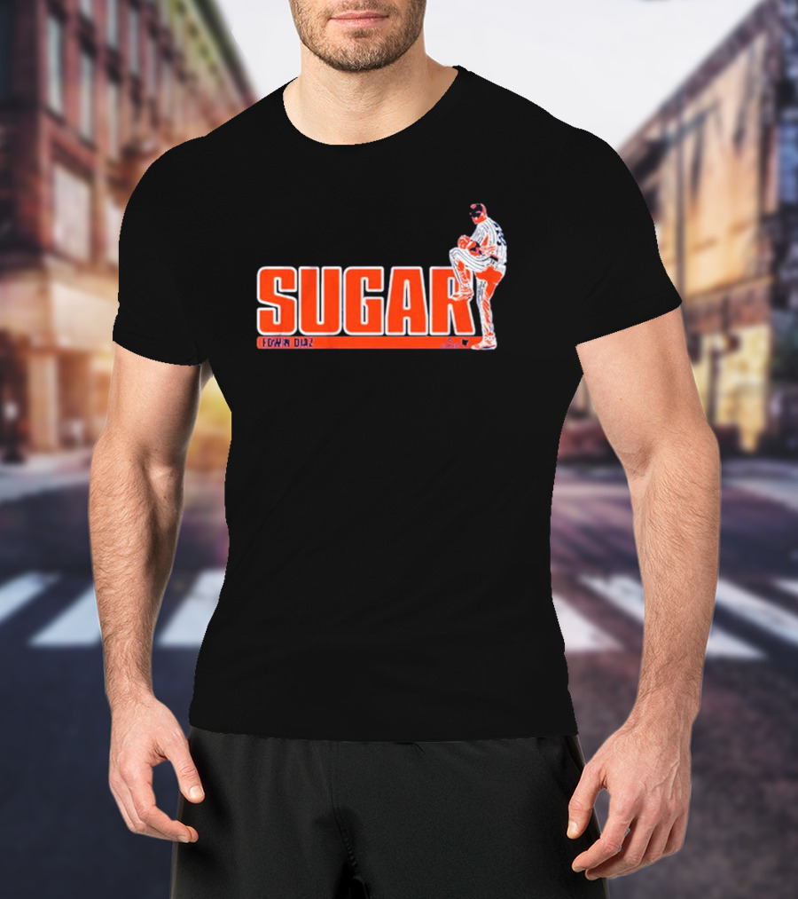 New York Mets Edwin Diaz Sugar Pitching Highlight T-Shirt