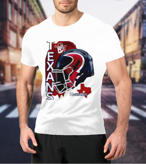 Texans Houston Team Spirit Sports Helmet Texans T-Shirt