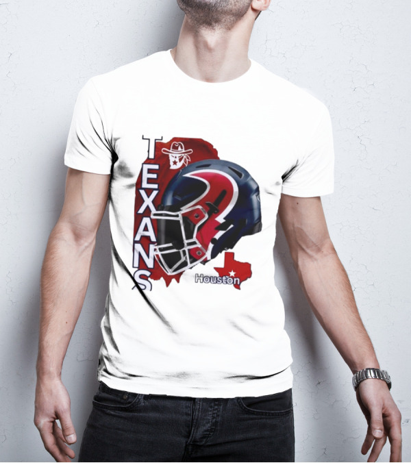 Texans Houston Team Spirit Sports Helmet Texans T-Shirt
