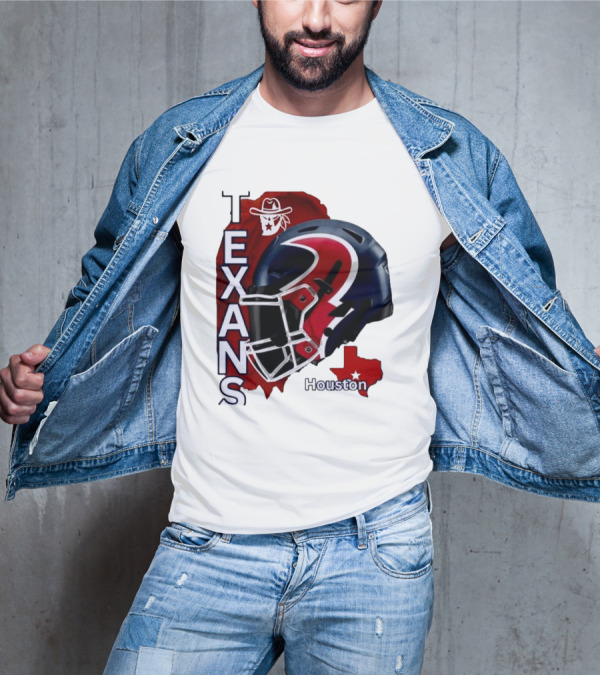Texans Houston Team Spirit Sports Helmet Texans T-Shirt