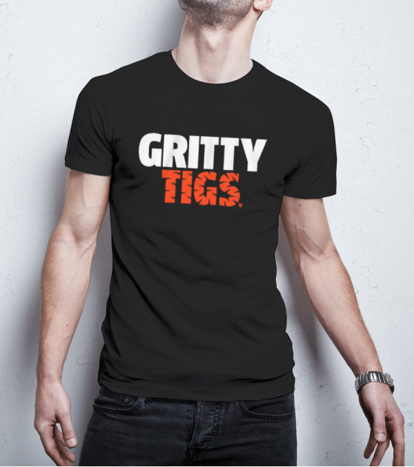 Detroit Tigers Baseball Gritty Tigs Bold Team Spirit T-Shirt