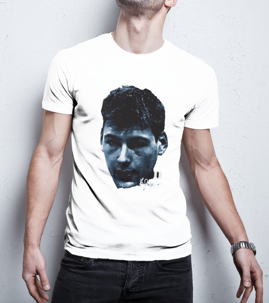 Kyle Filipowski Duke Blue Devils Signature Big Head Image T-Shirt