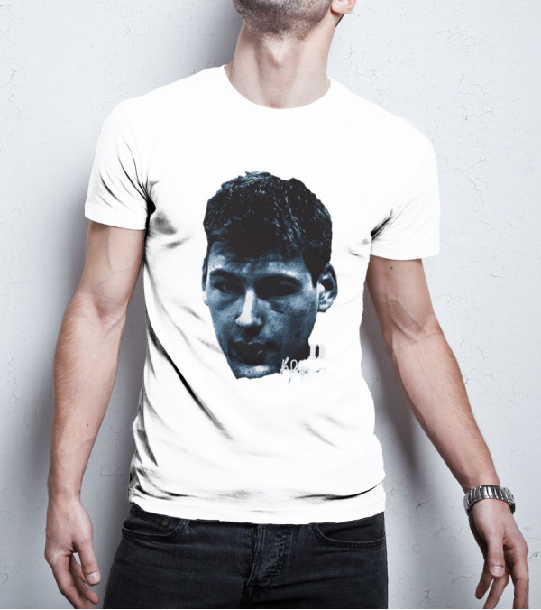 Kyle Filipowski Duke Blue Devils Signature Big Head Image T-Shirt