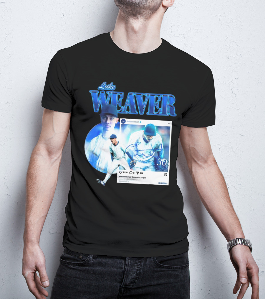 Luke Weaver Dream Weaver New York Concrete Jungle 30 Signature Playoffs T-Shirt