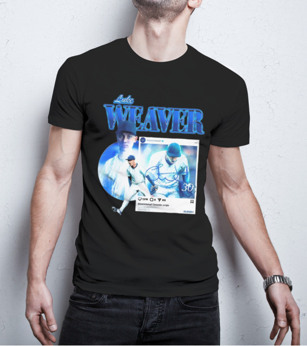 Luke Weaver Dream Weaver New York Concrete Jungle 30 Signature Playoffs T-Shirt