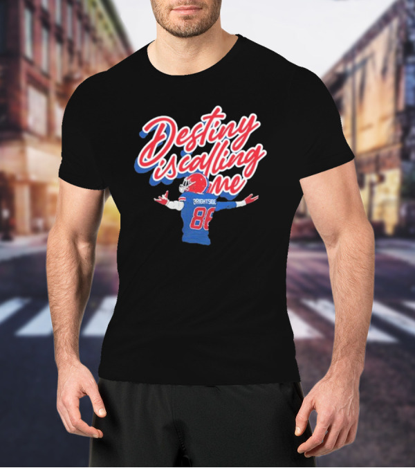 Brightside 26 Eager Eyes Destiny Is Calling Me Football 88 T-Shirt