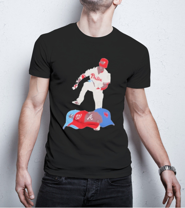 Philadelphia Phillies Stomp Atlanta Washington New York Miami NL East Champs T-Shirt