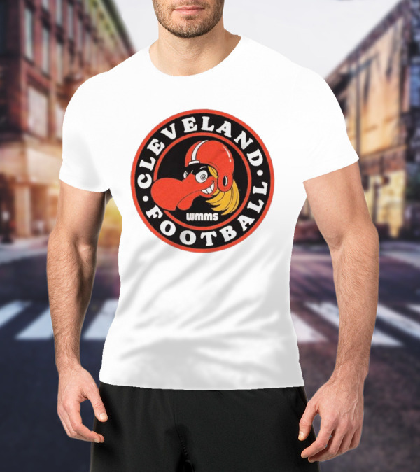 WMMS Cleveland Football 100.7 FM NFL Browns T-Shirt