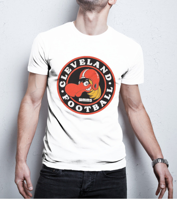 WMMS Cleveland Football 100.7 FM NFL Browns T-Shirt