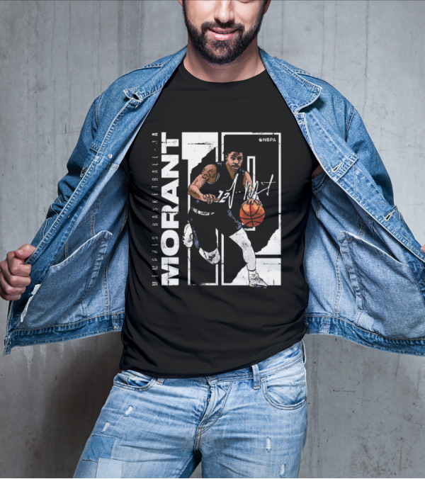 Ja Morant Memphis Basketball NBPA Signature Morant 12 T-Shirt