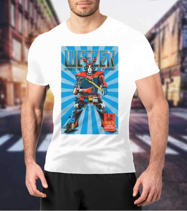Weezer Voyage To The Blue Planet American Airlines Center Dallas TX September 29 T-Shirt