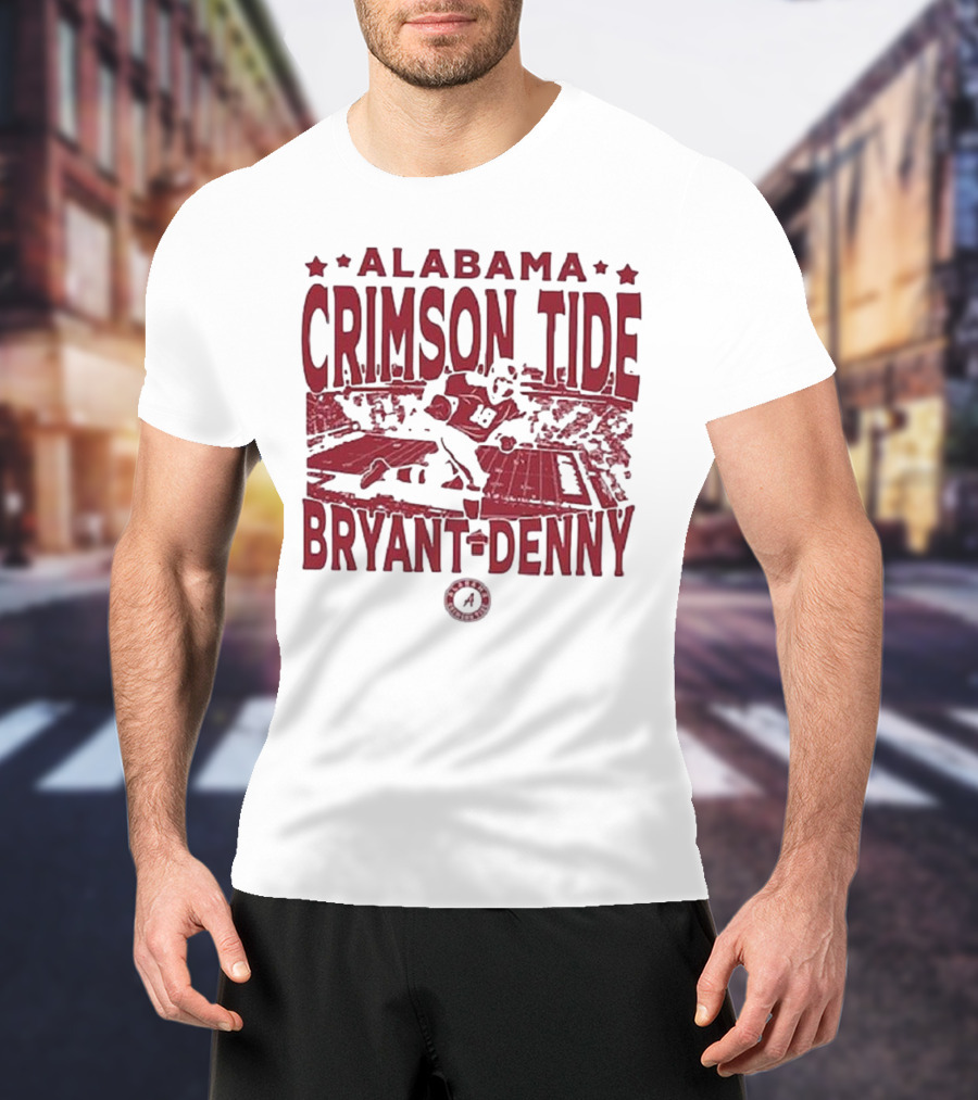 Alabama Crimson Tide Bryant Denny Stadium Vintage Football Gameday T-Shirt