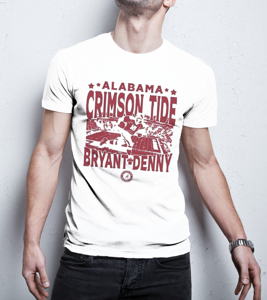 Alabama Crimson Tide Bryant Denny Stadium Vintage Football Gameday T-Shirt