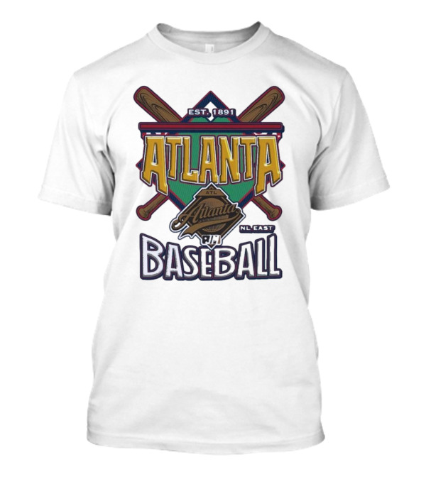 Atlanta Baseball EST 1891 NL East ATL T-Shirt