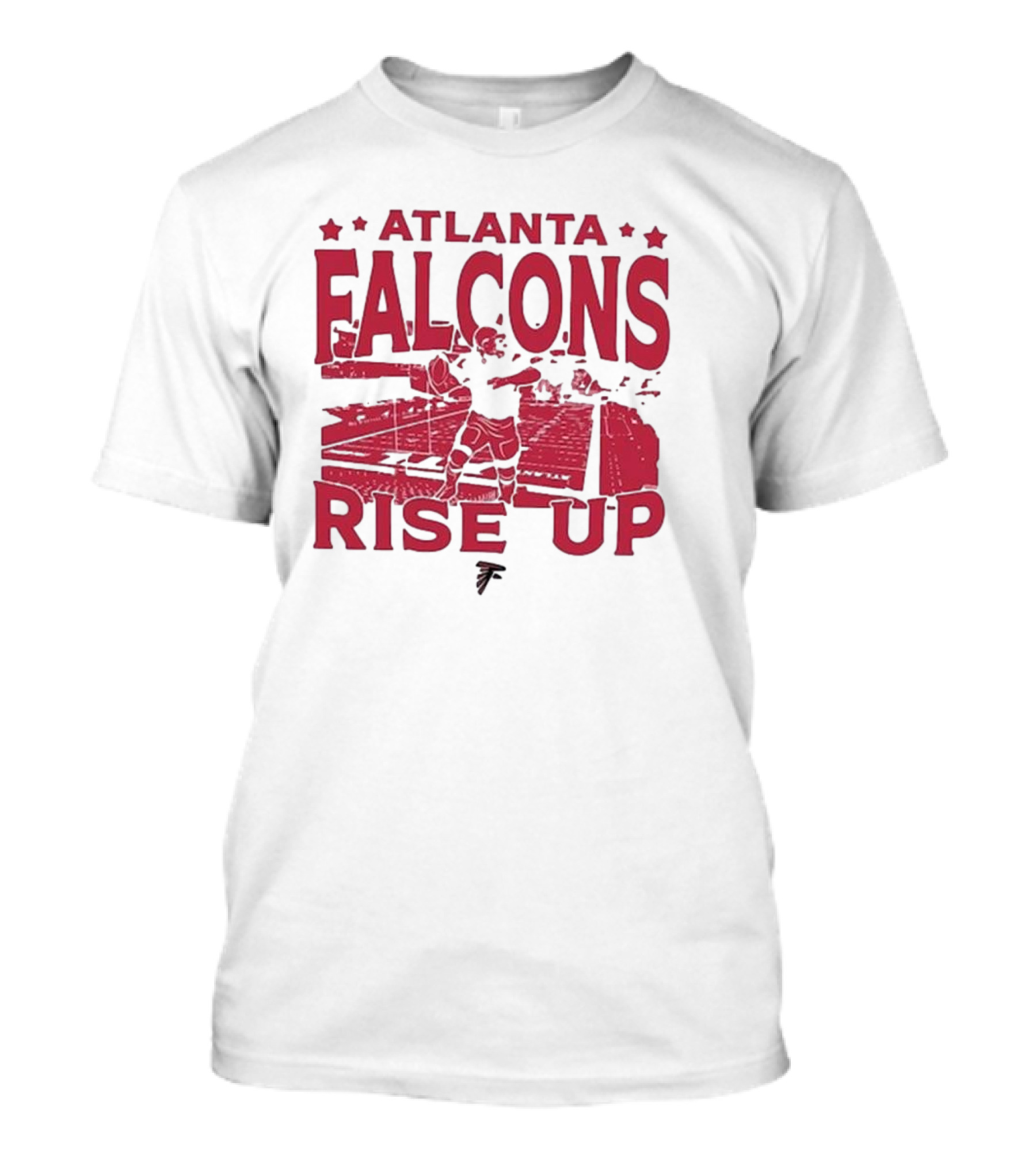 Atlanta Falcons Rise Up Vintage Stadium Gameday T-Shirt