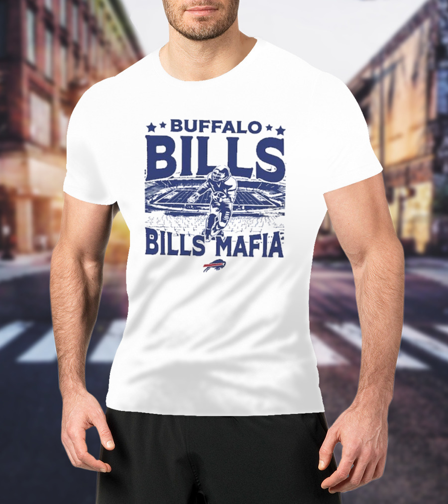 Buffalo Bills Bills Mafia Vintage Stadium Football Gameday T-Shirt