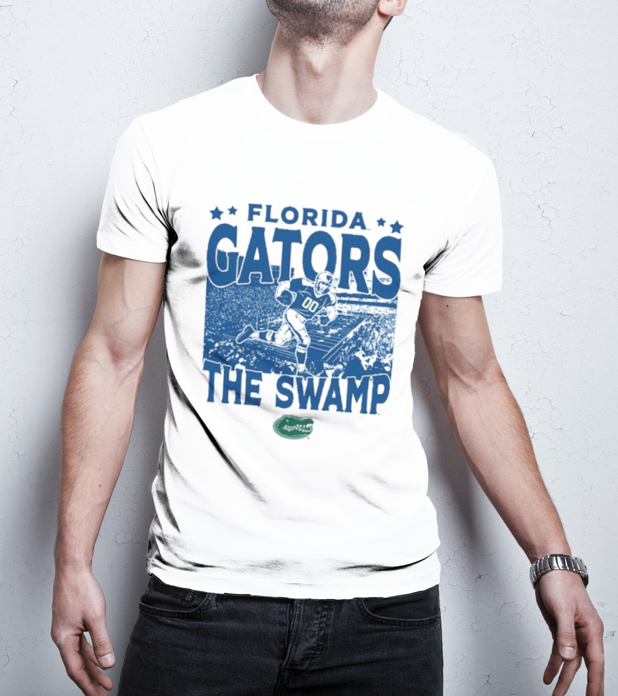 Florida Gators The Swamp Vintage Stadium Football Player Gameday T-Shirt