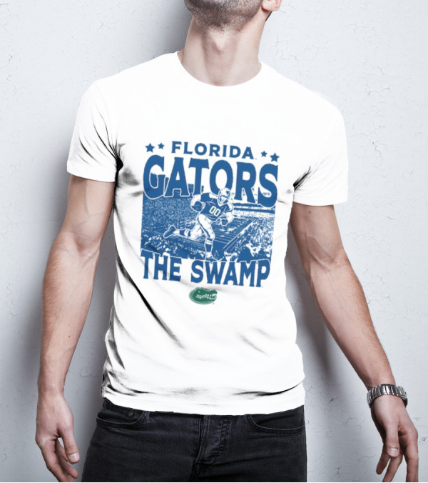 Florida Gators The Swamp Vintage Stadium Football Player Gameday T-Shirt