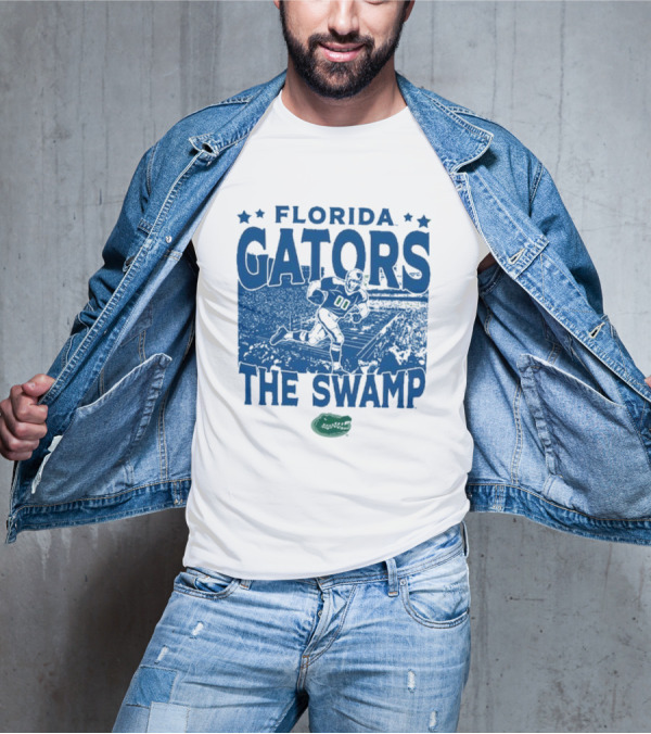 Florida Gators The Swamp Vintage Stadium Football Player Gameday T-Shirt