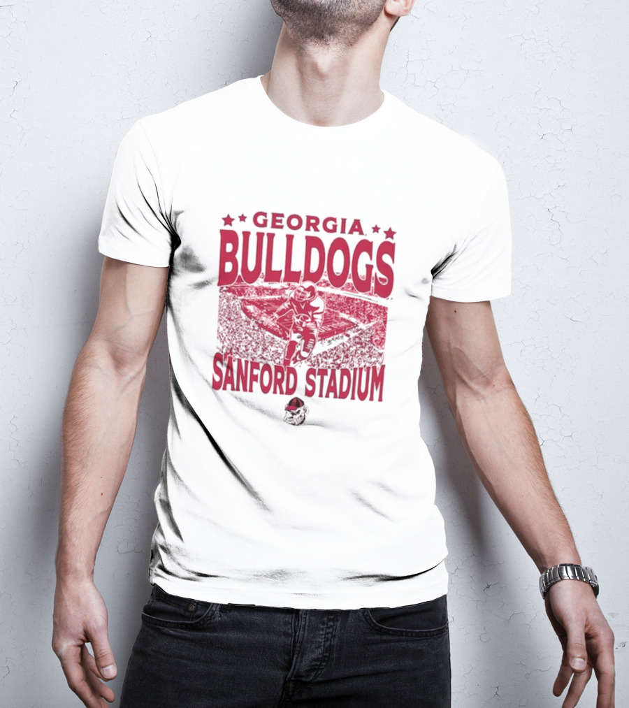 Georgia Bulldogs Sanford Stadium Vintage Gameday T-Shirt