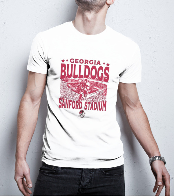 Georgia Bulldogs Sanford Stadium Vintage Gameday T-Shirt