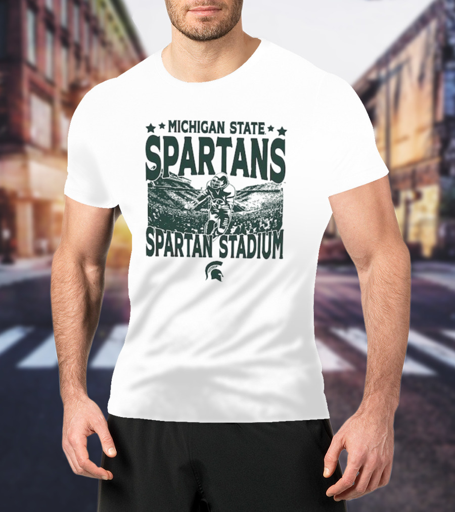 Michigan State Spartans Spartan Stadium Vintage Gameday T-Shirt
