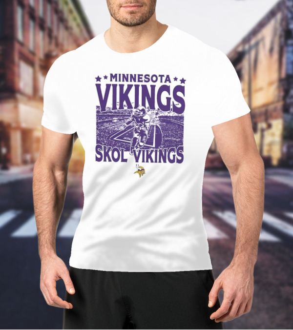 Minnesota Vikings Skol Vintage Stadium Gameday Vikings T-Shirt