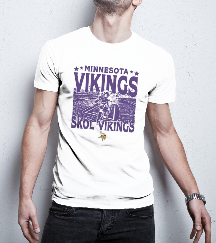 Minnesota Vikings Skol Vintage Stadium Gameday Vikings T-Shirt
