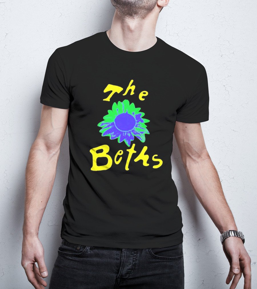 The Beths Bright Blue Green Flower T-Shirt