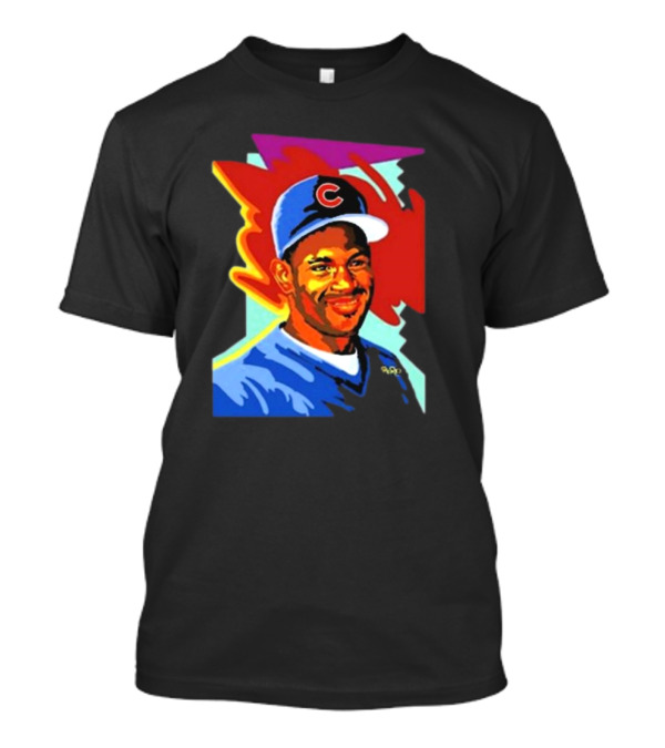 Sammy Cubs Portrait Colorful Art Baseball Cap T-Shirt