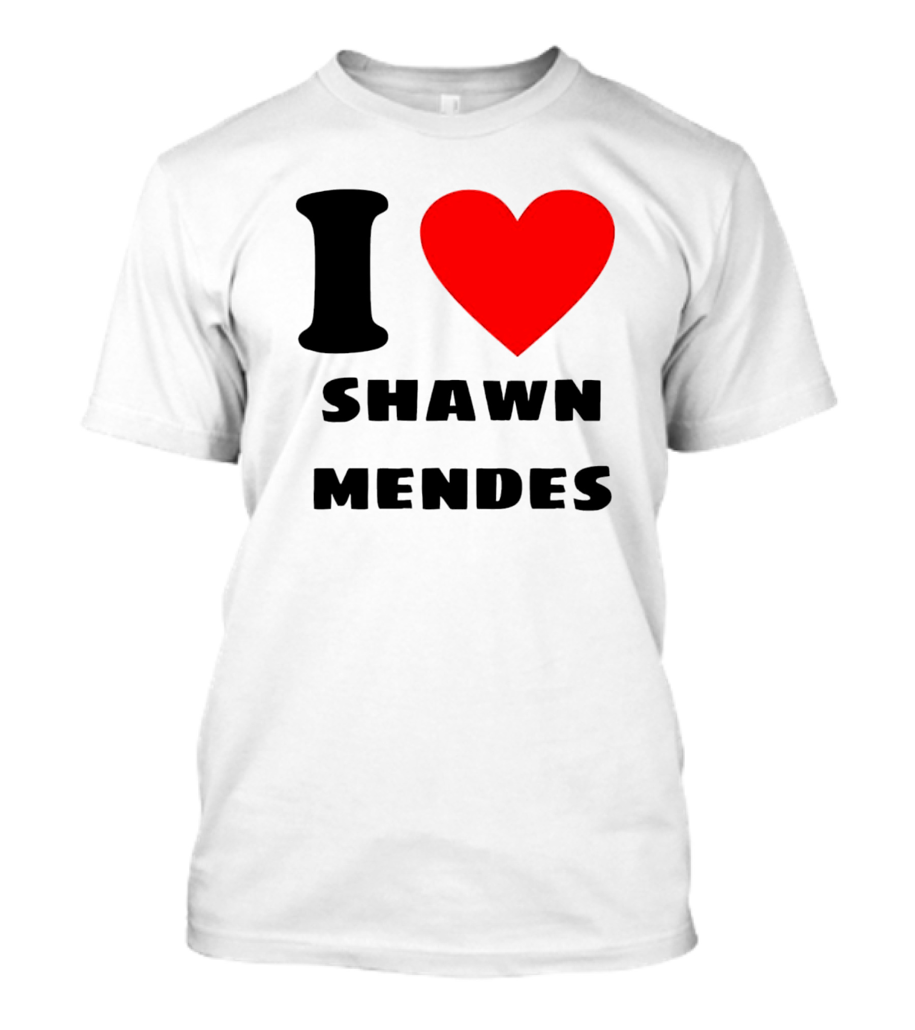 I Love Shawn Mendes Heart T-Shirt