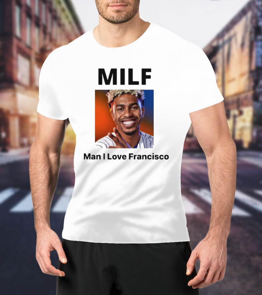 MILF Man I Love Francisco Lindor MLB New York Mets T-Shirt