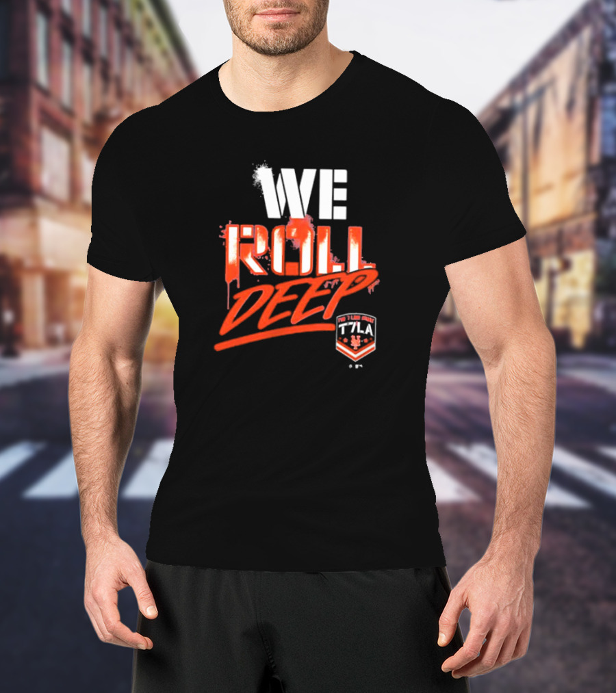 We Roll Deep New York Mets 7 Line Army T7LA T-Shirt