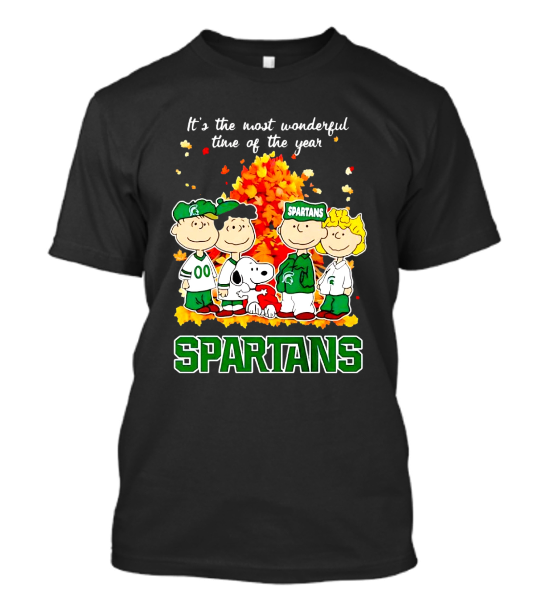 It's The Most Wonderful Time Of The Year Peanuts Spartans Fall T-Shirt