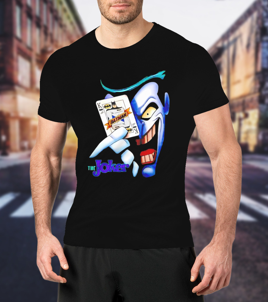 The Joker Batman Card Face T-Shirt