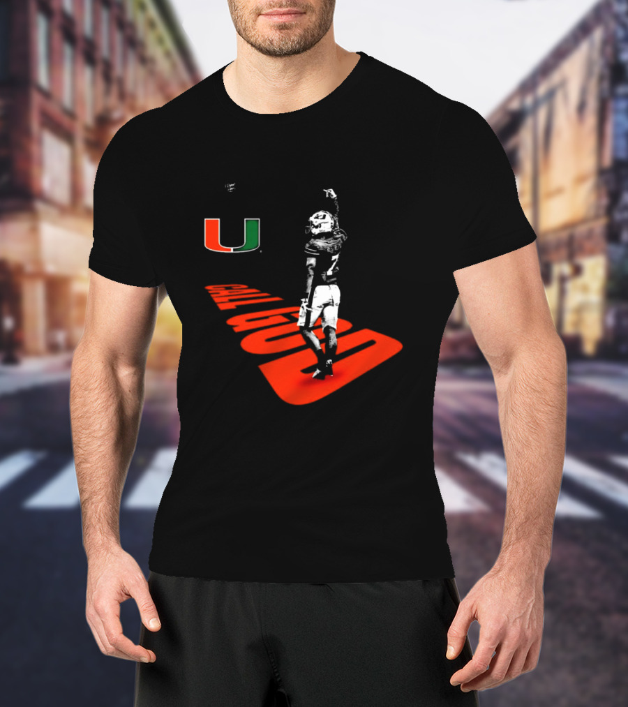 Dyme Lyfe NIL Xavier Restrepo Miami Hurricanes Call God U T-Shirt