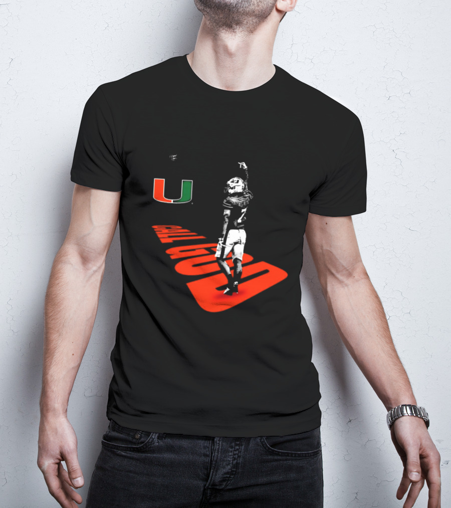 Dyme Lyfe NIL Xavier Restrepo Miami Hurricanes Call God U T-Shirt