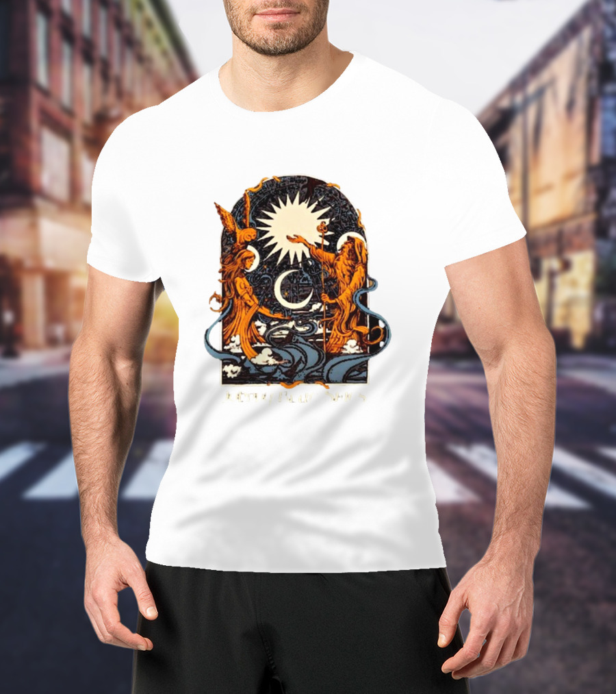 Johnny Blue Skies Celestial Figures Fall Tour T-Shirt