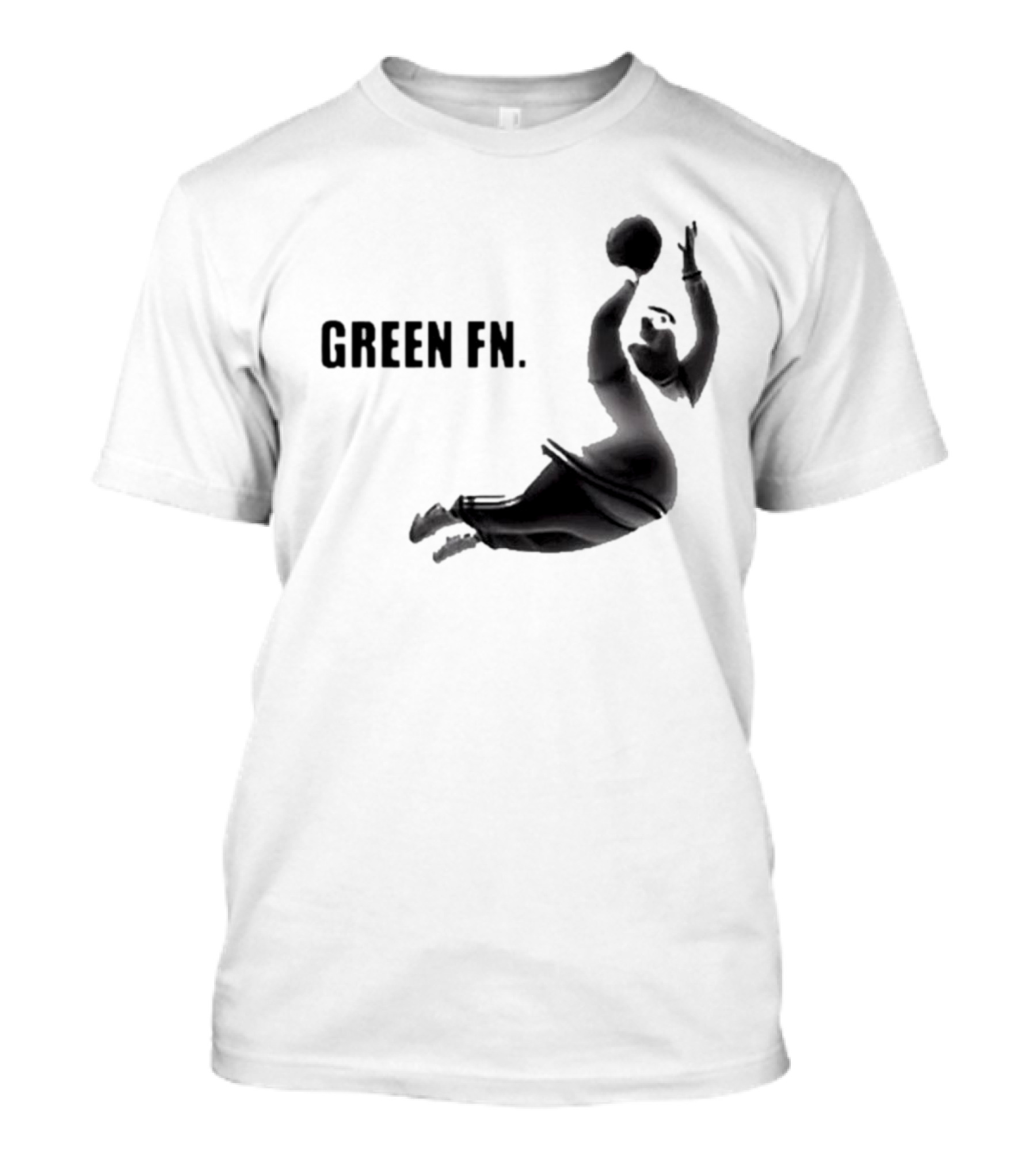 Green Fn Peter Griffin Basketball Dunking T-Shirt