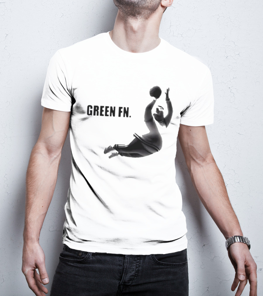 Green Fn Peter Griffin Basketball Dunking T-Shirt